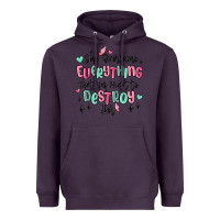 Plum she overcame everything that was meant to destroy Heavyweight Hoodie - MaliasSmallBusiness