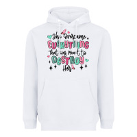 White she overcame everything that was meant to destroy Heavyweight Hoodie - MaliasSmallBusiness