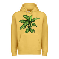 Antique Gold Dumb Cane Premium Hoodie - LillyAllenDesigns