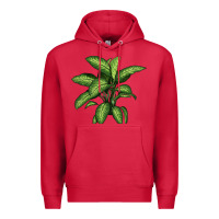 Cardinal Dumb Cane Premium Hoodie - LillyAllenDesigns