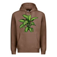 Chestnut Dumb Cane Premium Hoodie - LillyAllenDesigns