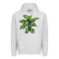 Dove Grey Dumb Cane Premium Hoodie - LillyAllenDesigns