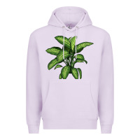 Lilac Dumb Cane Premium Hoodie - LillyAllenDesigns