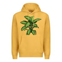 Mustard Dumb Cane Premium Hoodie - LillyAllenDesigns