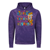 Cloud Purple iced coffee because my sarcasm needs to stay hydra Vintage Hoodie - Zillion Design Studio