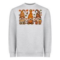 Heather Grey fall gnome Heavyweight Sweatshirt - HRA Design Shop