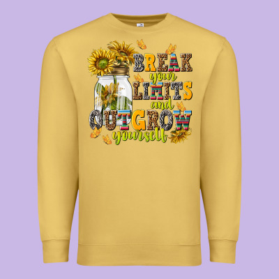 Break Your Limits And Outgrow Yourself Premium Sweatshirt Designed By Nancycooperartshop