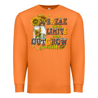 Carrot break your limits and outgrow yourself Premium Sweatshirt - NancyCooperArtShop