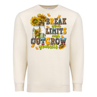 Sandshell break your limits and outgrow yourself Premium Sweatshirt - NancyCooperArtShop