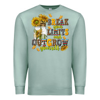 Seafoam break your limits and outgrow yourself Premium Sweatshirt - NancyCooperArtShop