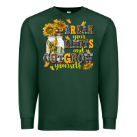 Sports Green break your limits and outgrow yourself Premium Sweatshirt - NancyCooperArtShop