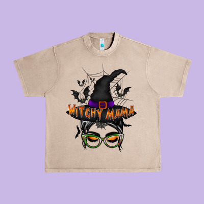 Withcy Mama Urban Heavy Tee Designed By Racoondesign
