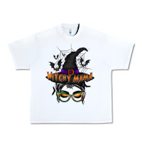 White withcy mama Urban Heavy Tee - RacoonDesign
