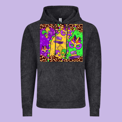 Mardi Gras Vintage Hoodie Designed By Jahusdesignshop