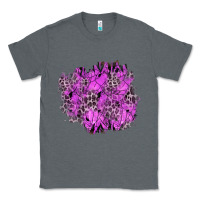 Charcoal Heather halloween patch Classic Tee - BundleAndBundleShop