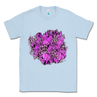 Dusty Blue halloween patch Classic Tee - BundleAndBundleShop