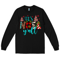 Black it's noel y'all Long Sleeve Tee - JahusDesignShop