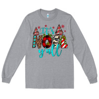 Heather Grey it's noel y'all Long Sleeve Tee - JahusDesignShop