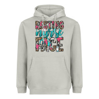 Moon Dust resting nurse face Heavyweight Hoodie - NancyCooperArtShop