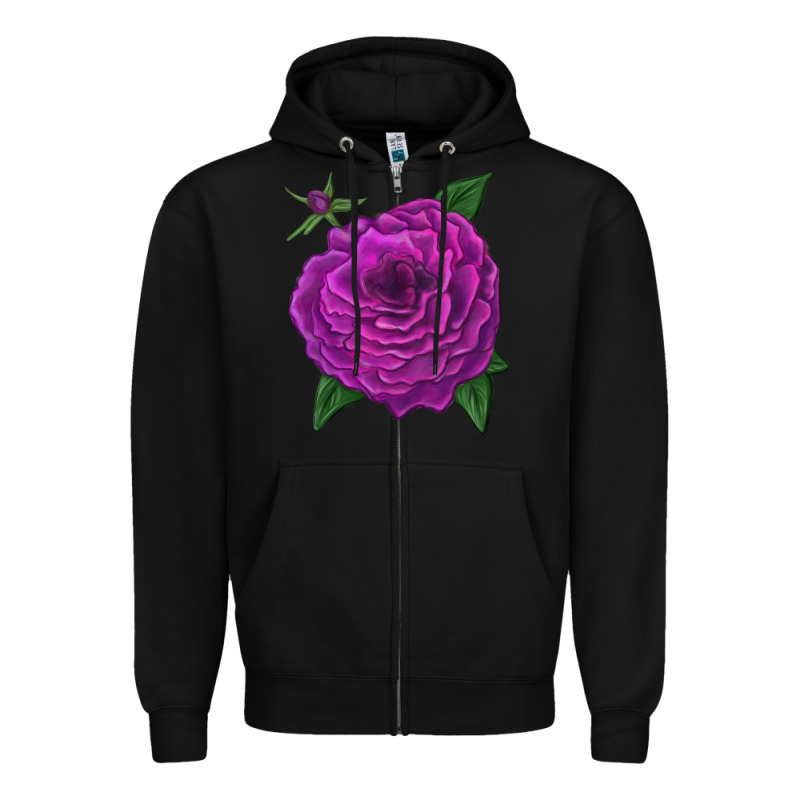 Celestial Rose Zipper Hoodie by LillyAllenDesigns | Teevron
