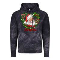 Cloud Black merry christmas santa Vintage Hoodie - RanaPortraitStore