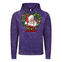 Cloud Purple merry christmas santa Vintage Hoodie - RanaPortraitStore