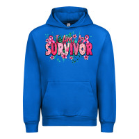 Cobalt i am a survivor Urban Hoodie - NancyCooperArtShop