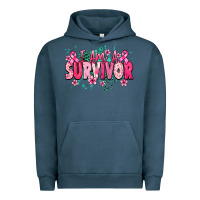Pigment Midnight Navy i am a survivor Urban Hoodie - NancyCooperArtShop