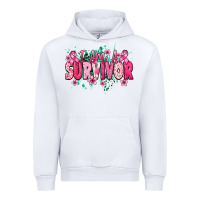 White i am a survivor Urban Hoodie - NancyCooperArtShop