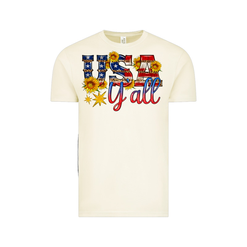 Usa Y All Vintage Tee by HRA Design Shop | Teevron