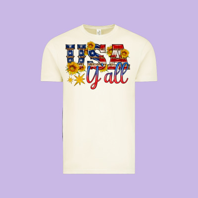 Usa Y All Vintage Tee Designed By Hra Design Shop