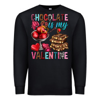 Black chocolate is my valentine Premium Sweatshirt - NancyCooperArtShop