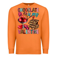 Carrot chocolate is my valentine Premium Sweatshirt - NancyCooperArtShop