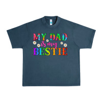 Midnight Navy my dad is my bestie Urban Heavy Tee - HRA Design Shop