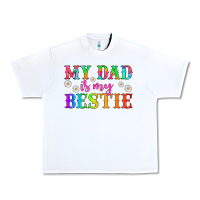 White my dad is my bestie Urban Heavy Tee - HRA Design Shop