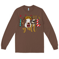 Chestnut it's noel y'all Long Sleeve Tee - JahusDesignShop