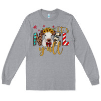 Heather Grey it's noel y'all Long Sleeve Tee - JahusDesignShop