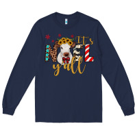 Navy it's noel y'all Long Sleeve Tee - JahusDesignShop