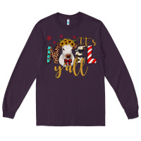 Plum it's noel y'all Long Sleeve Tee - JahusDesignShop