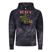 Cloud Black merry and bright with cactus Vintage Hoodie - RanaPortraitStore