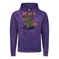 Cloud Purple merry and bright with cactus Vintage Hoodie - RanaPortraitStore