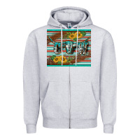 Heather Grey western cow serape leopard sunflowers mousepad Zipper Hoodie - BarkalooDesign