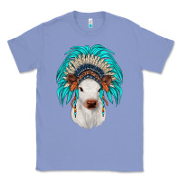 Colony Blue calf indian headdress Classic Tee - JahusDesignShop