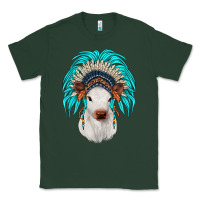 Sports Green calf indian headdress Classic Tee - JahusDesignShop