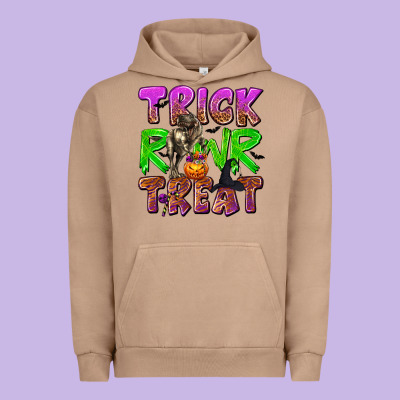 Trick Rawr Treat Urban Hoodie Designed By Texasbilliewilder