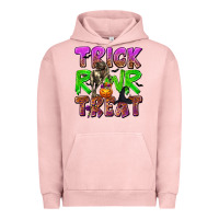 Pigment Salmon Trick Rawr Treat Urban Hoodie - texasbilliewilder