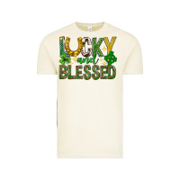 Vintage Arctic Lucky and blessed st. patricks day Vintage Tee - Neo Western