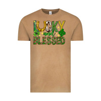 Vintage Camel Lucky and blessed st. patricks day Vintage Tee - Neo Western
