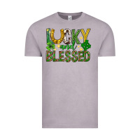 Lucky And Blessed St. Patricks Day Vintage Tee | Teevron