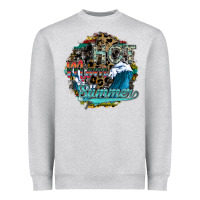 Heather Grey hot mom summer Heavyweight Sweatshirt - SublimationCraftShop
